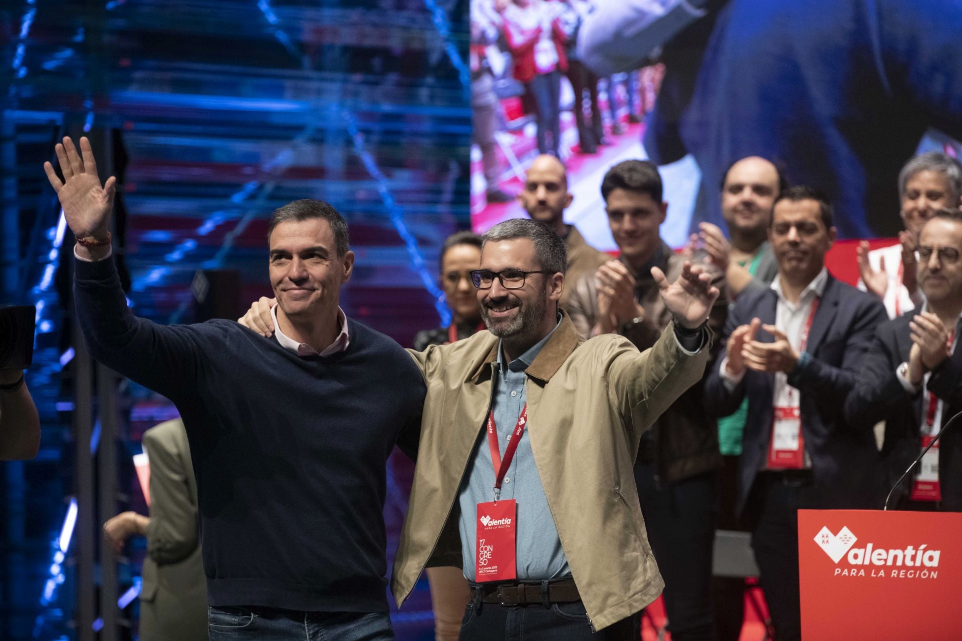 El Congreso del PSRM con Pedro Sánchez en Cartagena, en imágenes