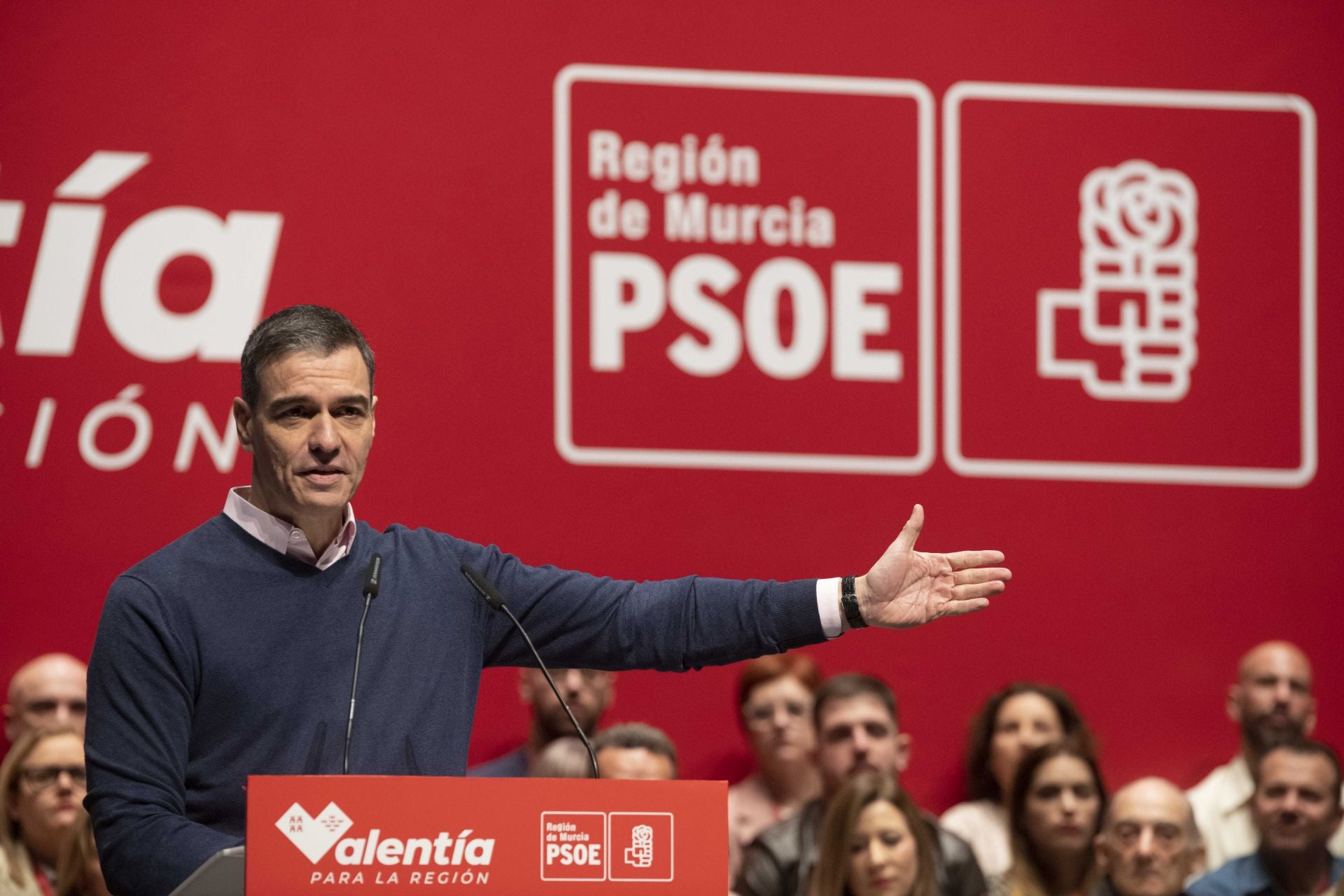 El Congreso del PSRM con Pedro Sánchez en Cartagena, en imágenes