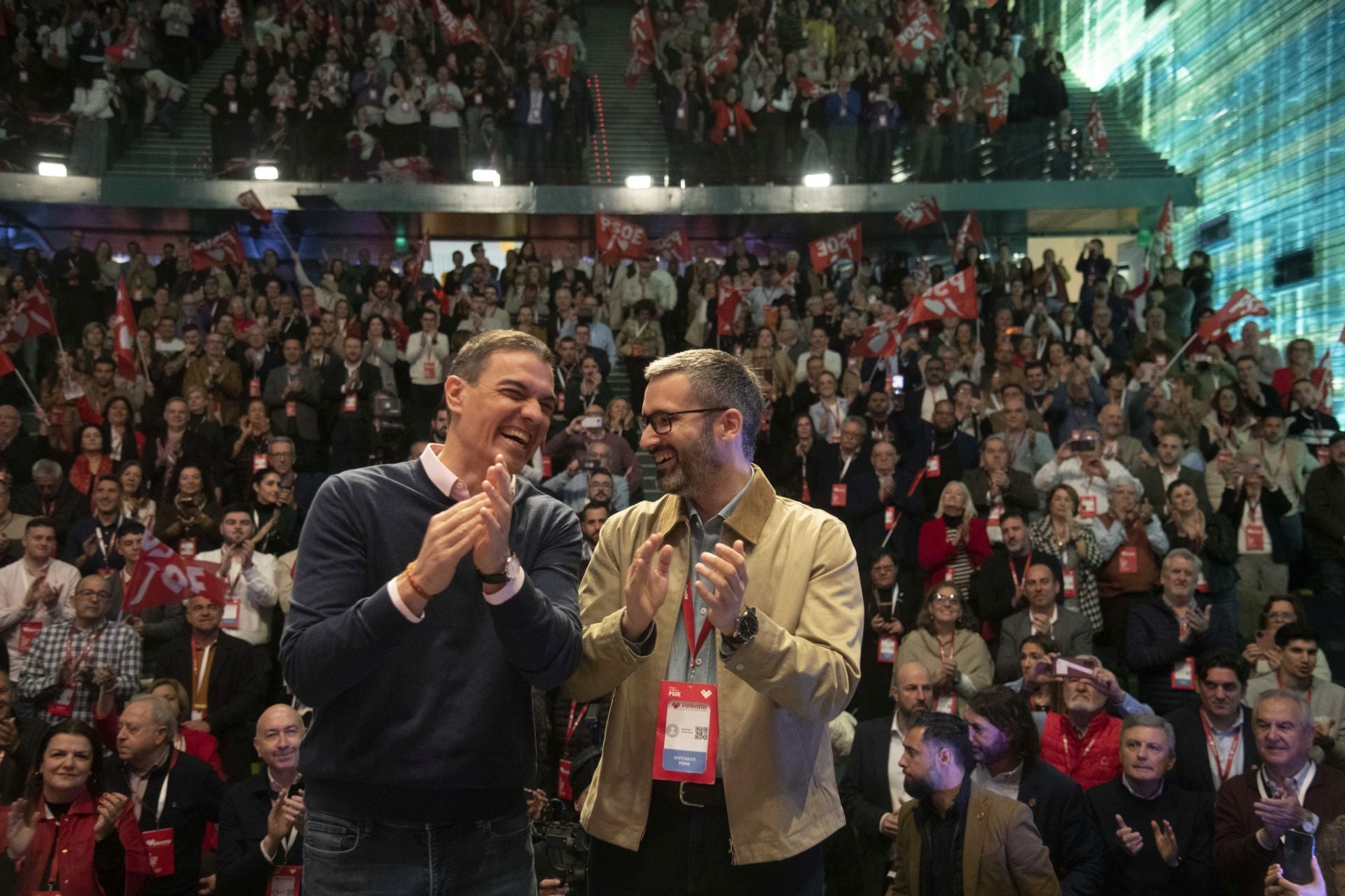 El Congreso del PSRM con Pedro Sánchez en Cartagena, en imágenes