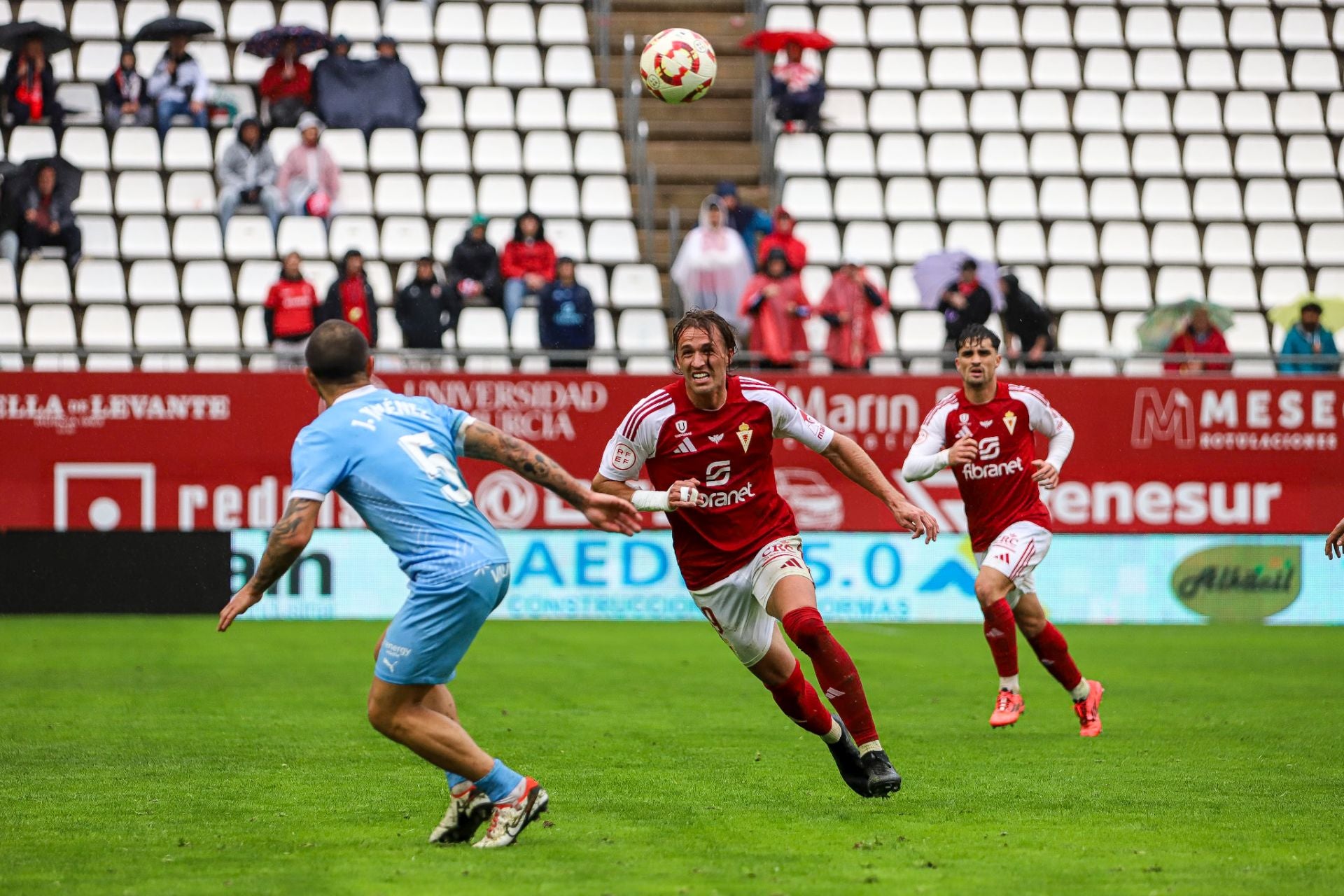 La derrota del Real Murcia frente al Ibiza, en imágenes