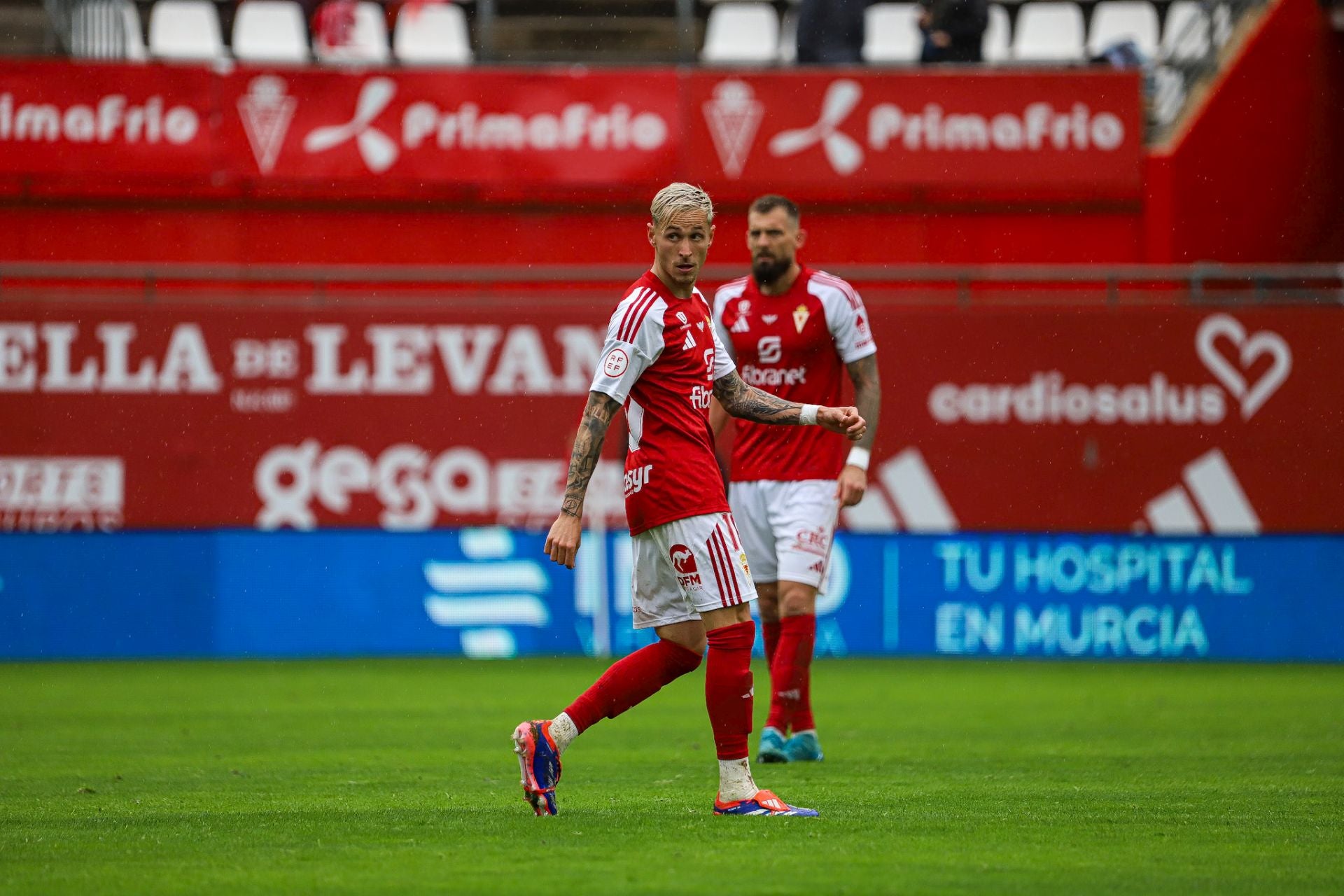 La derrota del Real Murcia frente al Ibiza, en imágenes