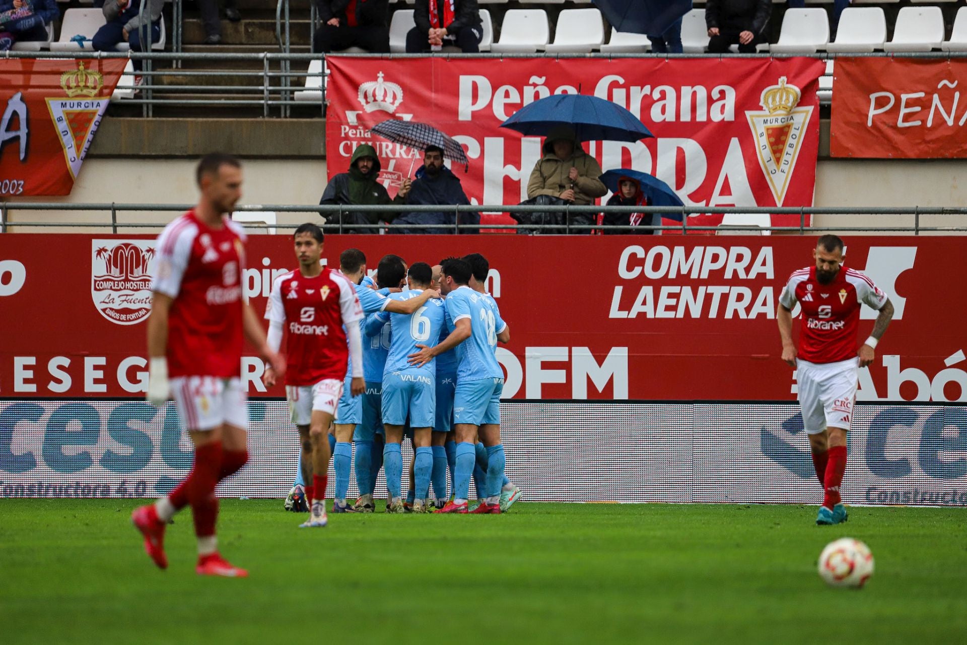 La derrota del Real Murcia frente al Ibiza, en imágenes