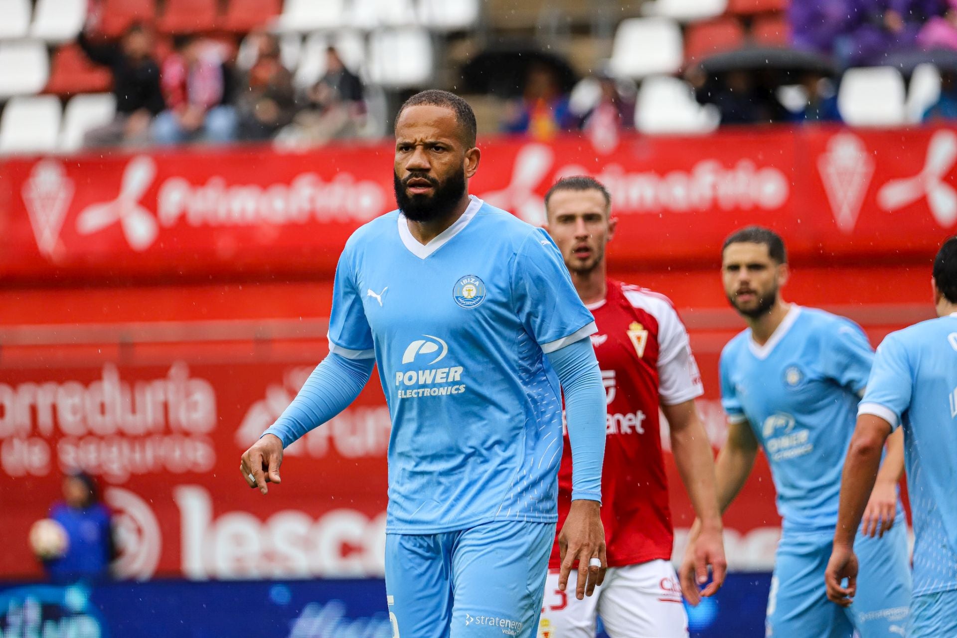 La derrota del Real Murcia frente al Ibiza, en imágenes