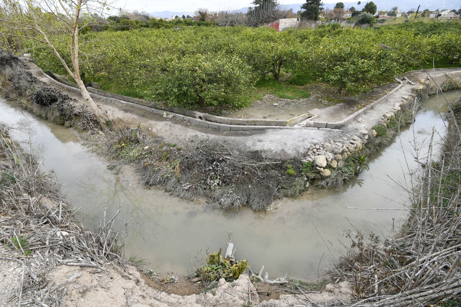 La acequia Churra la Vieja, en imágenes