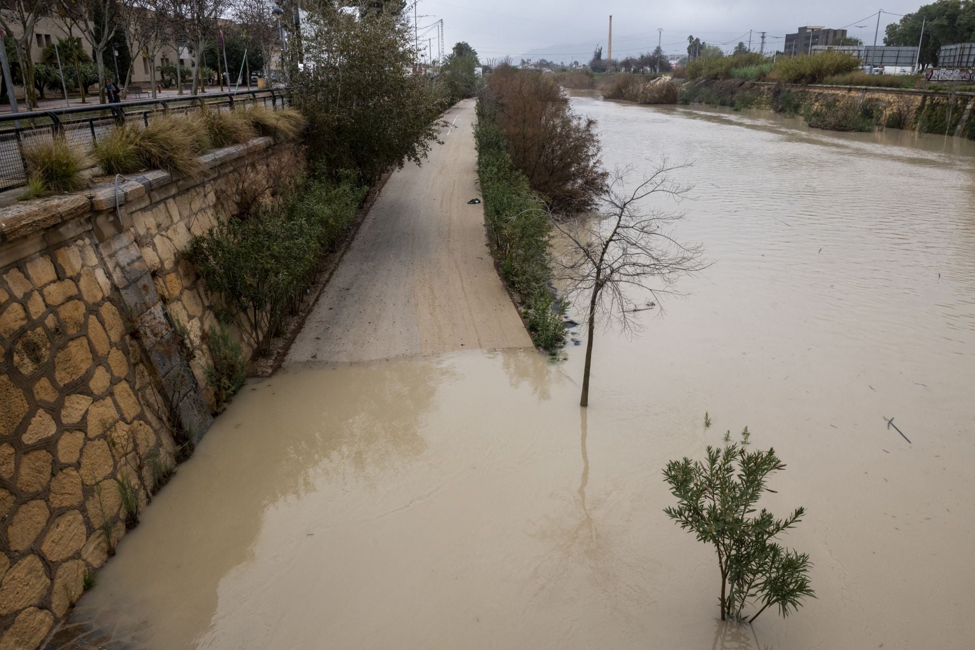 En imágenes, el temporal descarga en la Región de Murcia