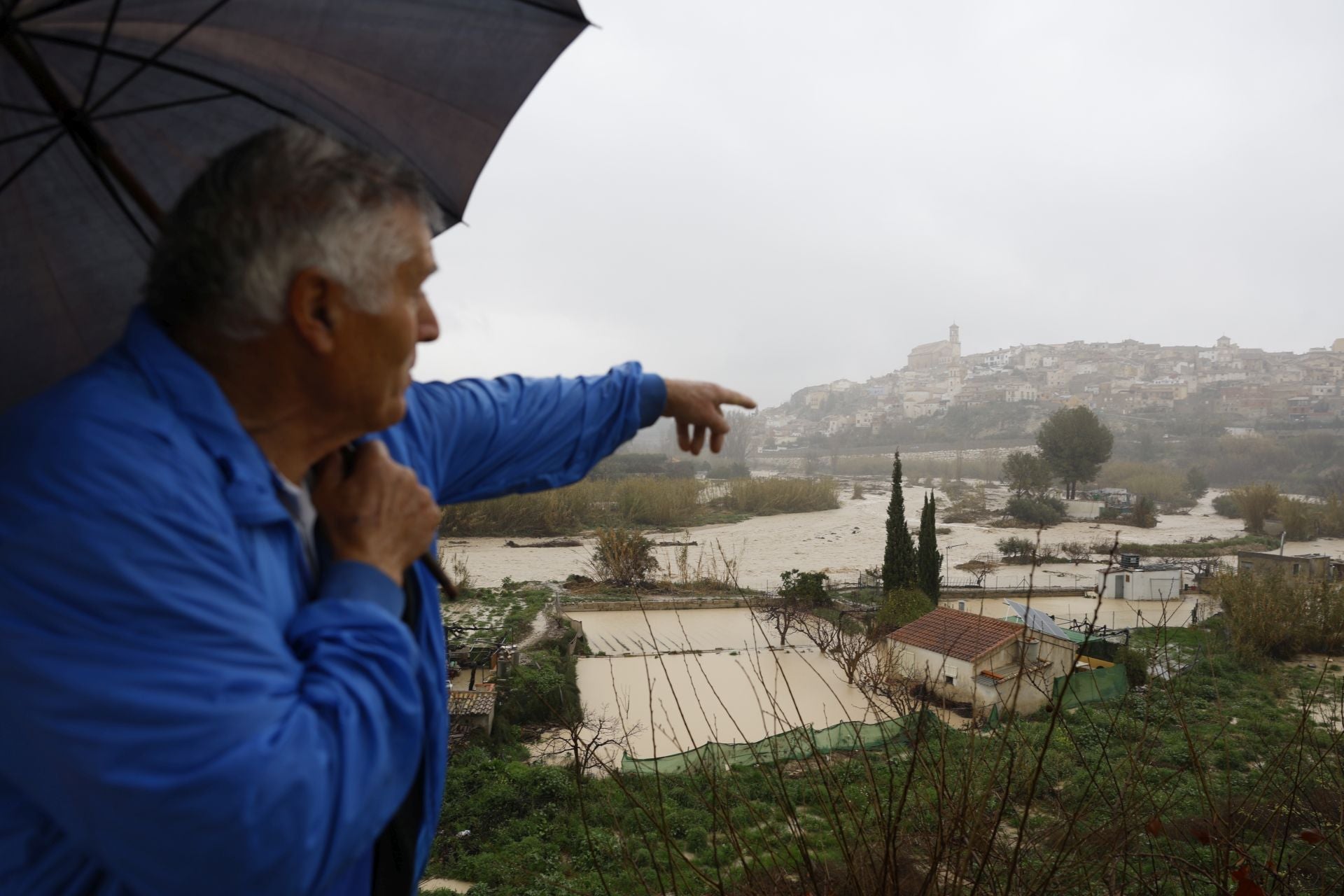 En imágenes, el temporal descarga en la Región de Murcia