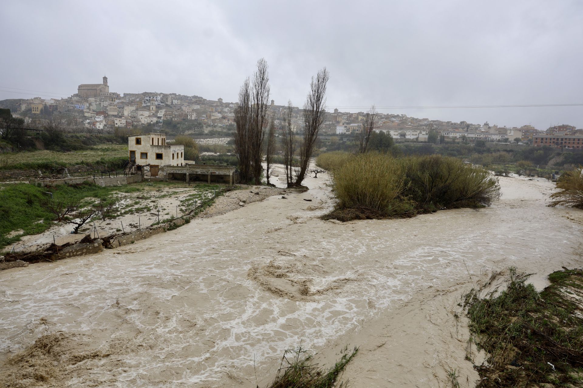 En imágenes, el temporal descarga en la Región de Murcia