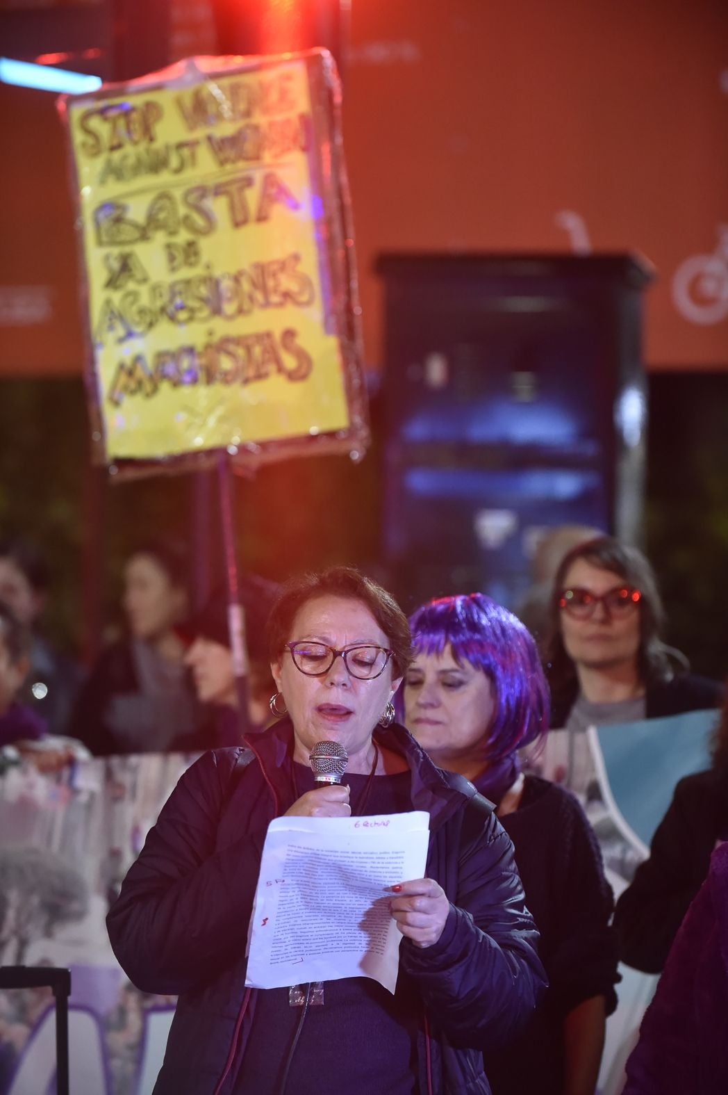 La manifestación por el 8M en Murcia, en imágenes