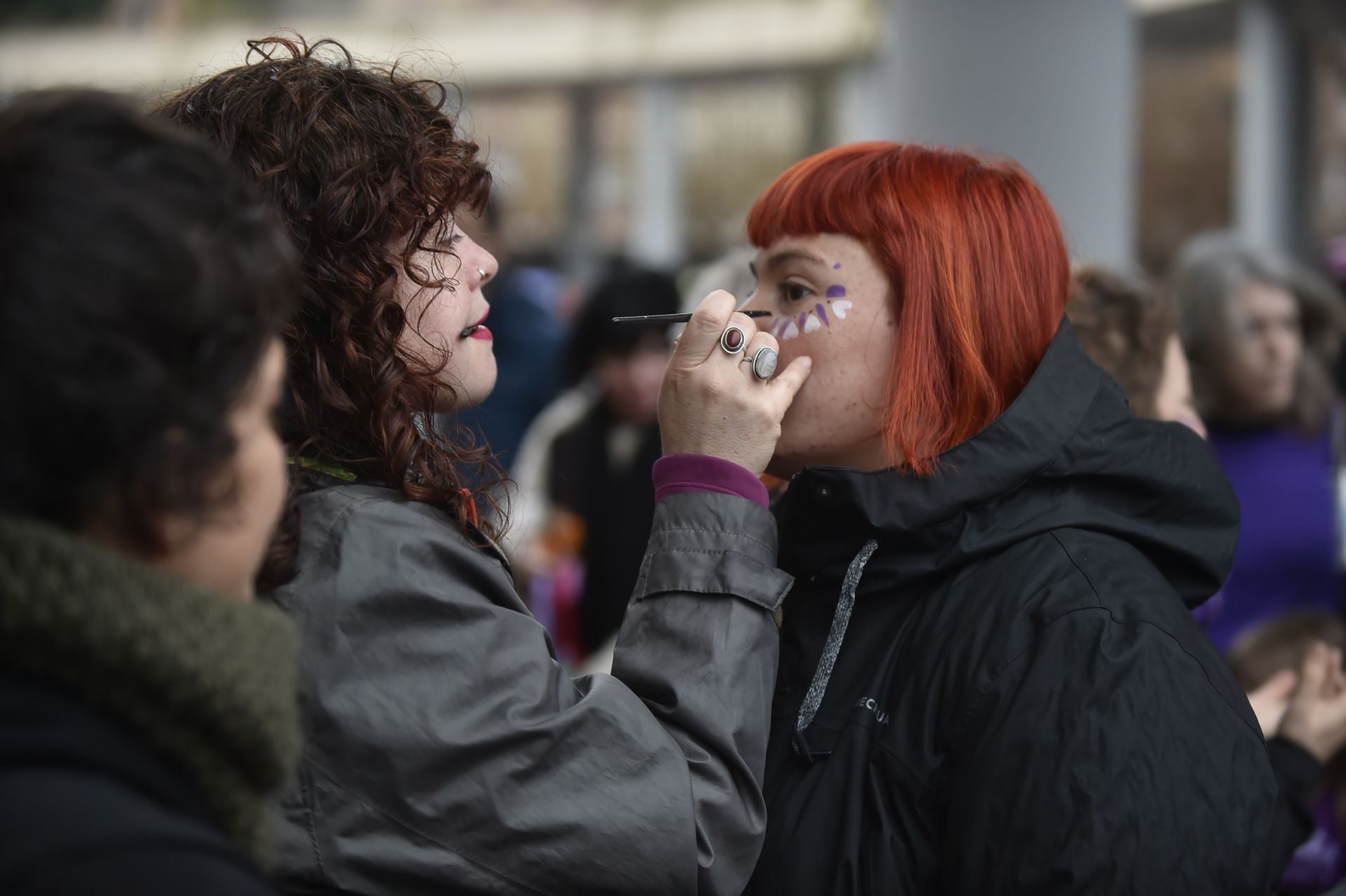 La manifestación por el 8M en Murcia, en imágenes