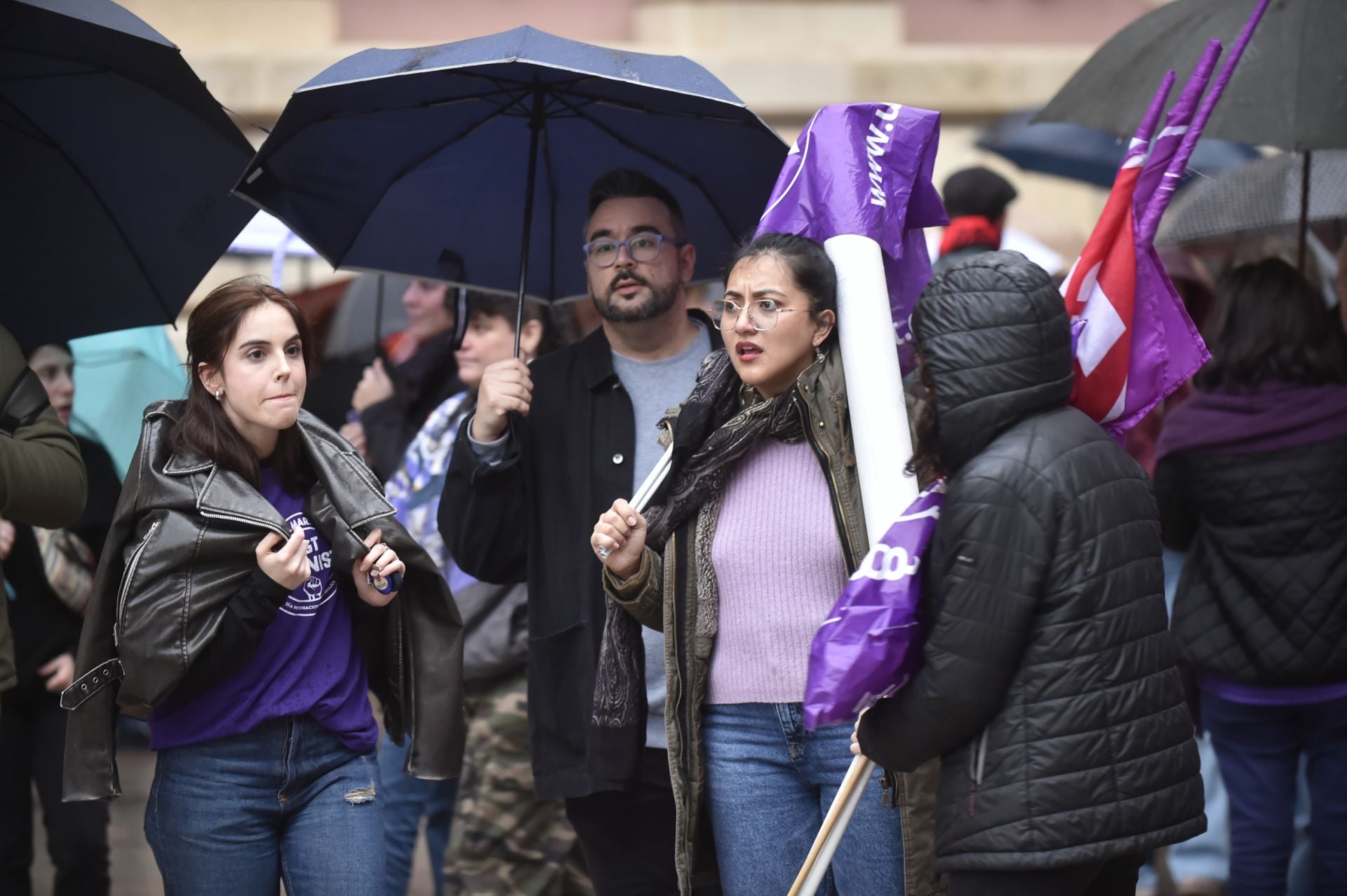 La manifestación por el 8M en Murcia, en imágenes