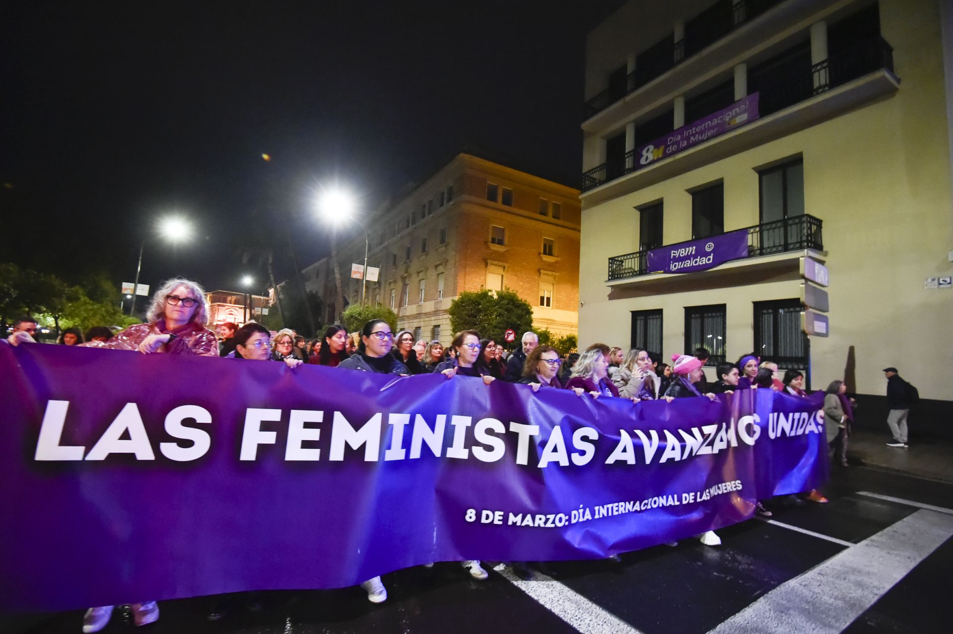 La manifestación por el 8M en Murcia, en imágenes