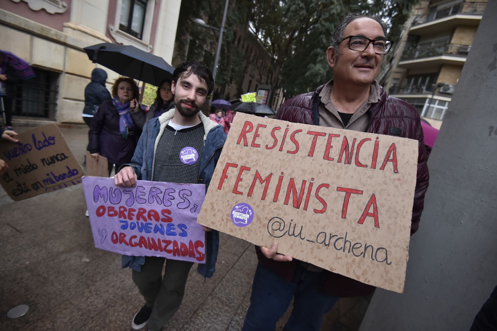 La manifestación por el 8M en Murcia, en imágenes