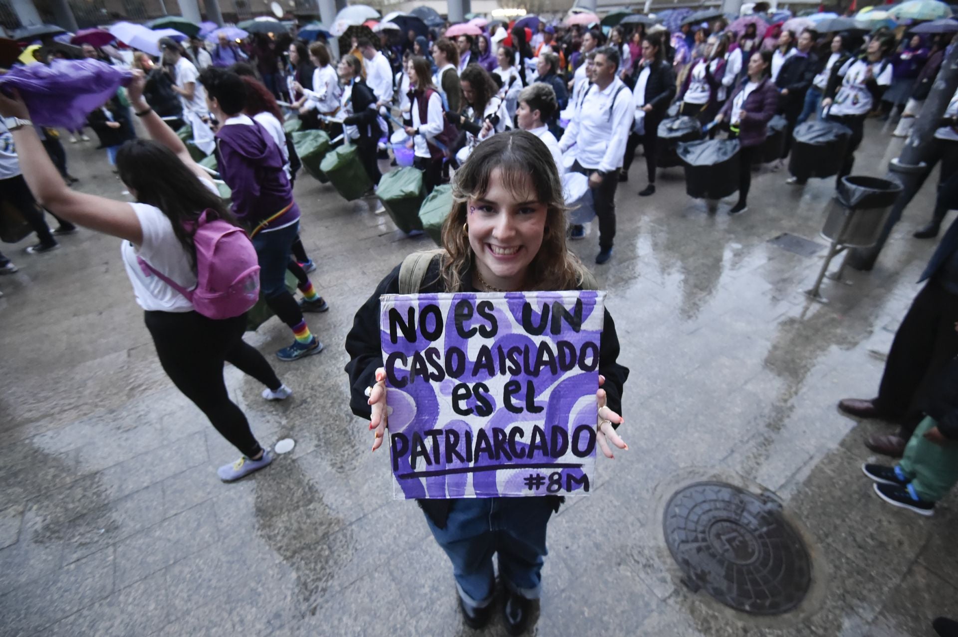 La manifestación por el 8M en Murcia, en imágenes