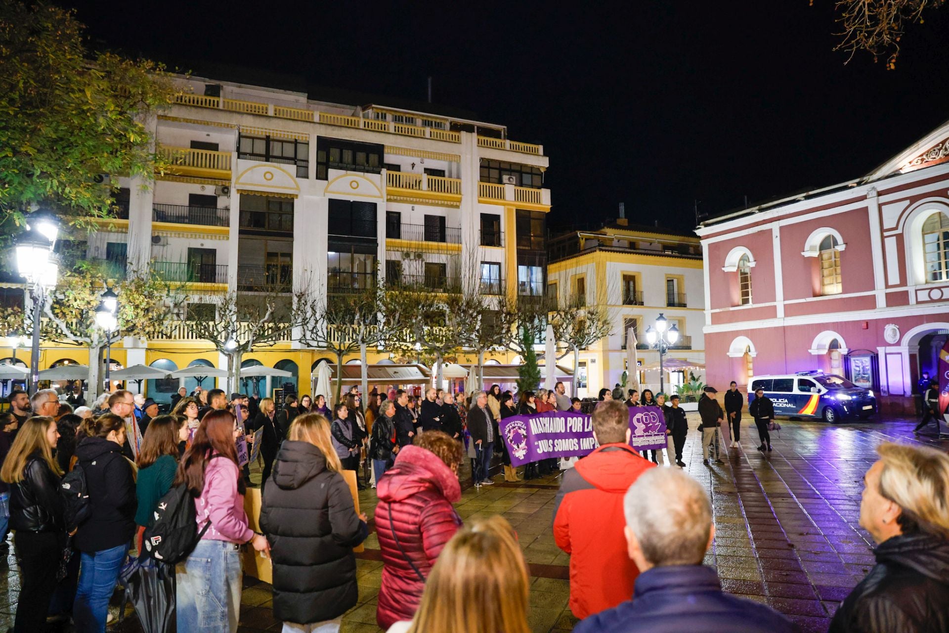 La manifestación por el 8M en Lorca, en imágenes