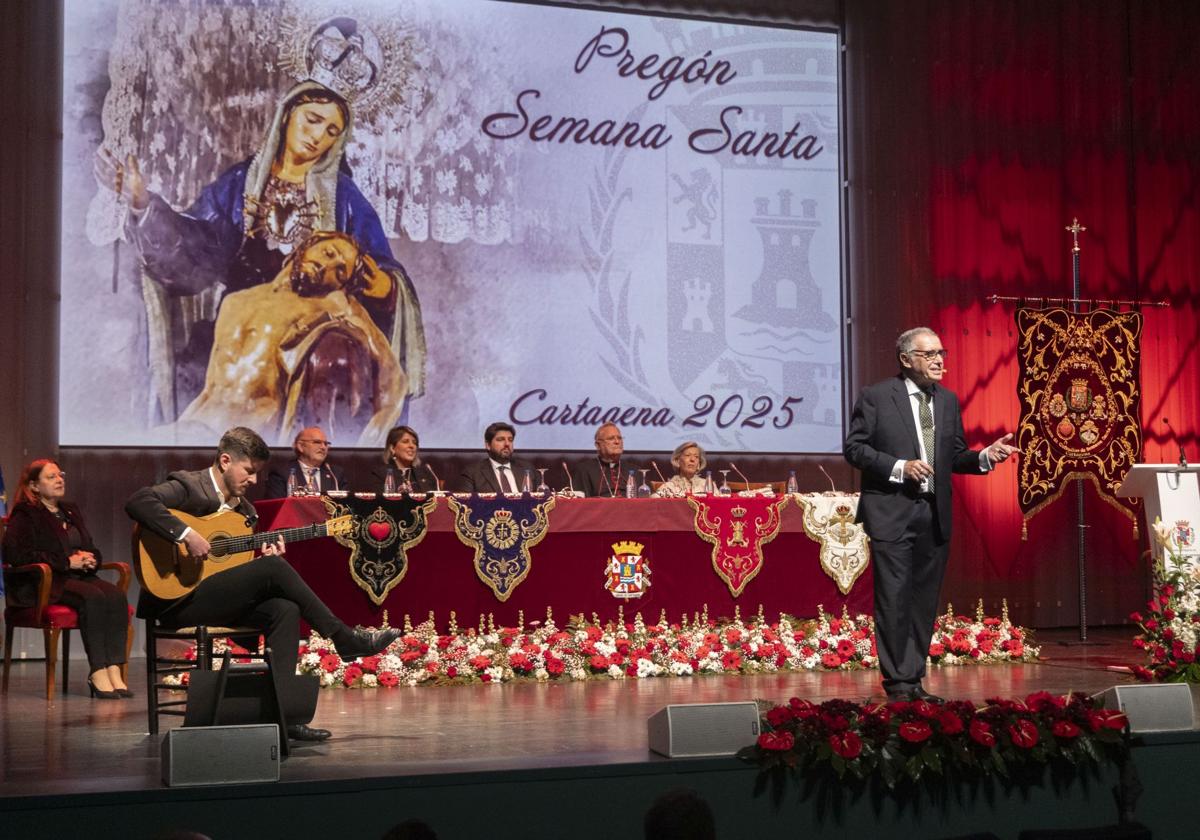 El pregón de la Semana Santa de Cartagena, en imágenes