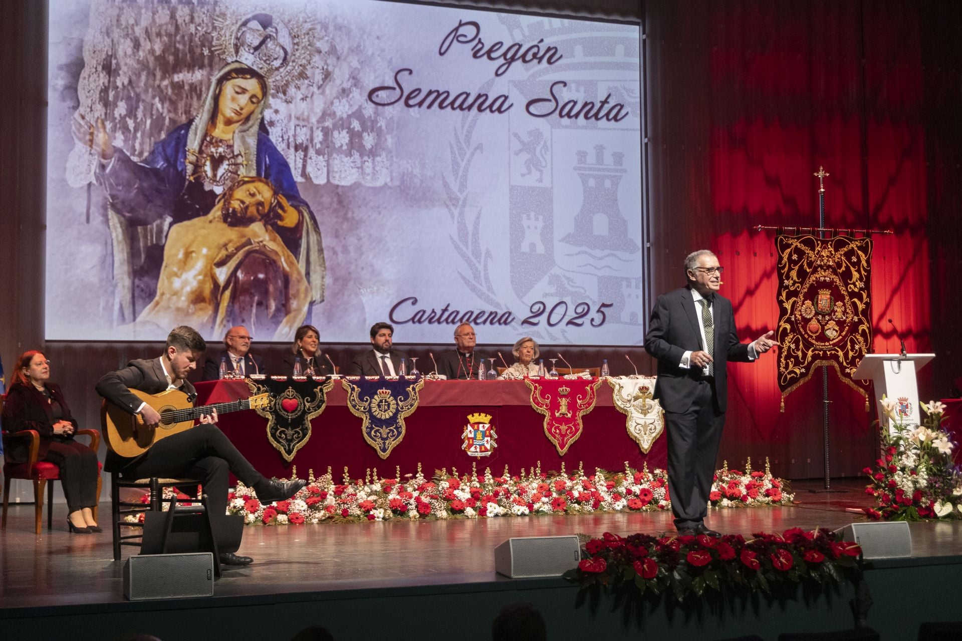 El pregón de la Semana Santa de Cartagena, en imágenes