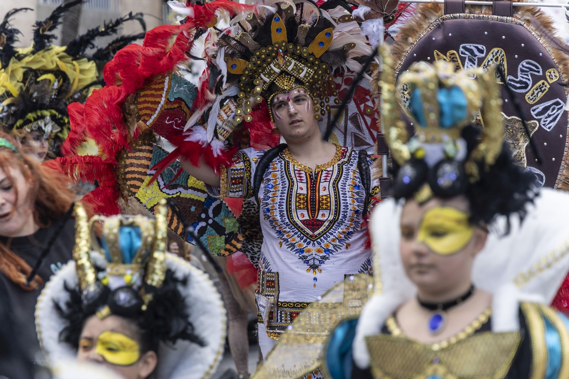 Las imágenes del desfile de Carnaval en Cartagena