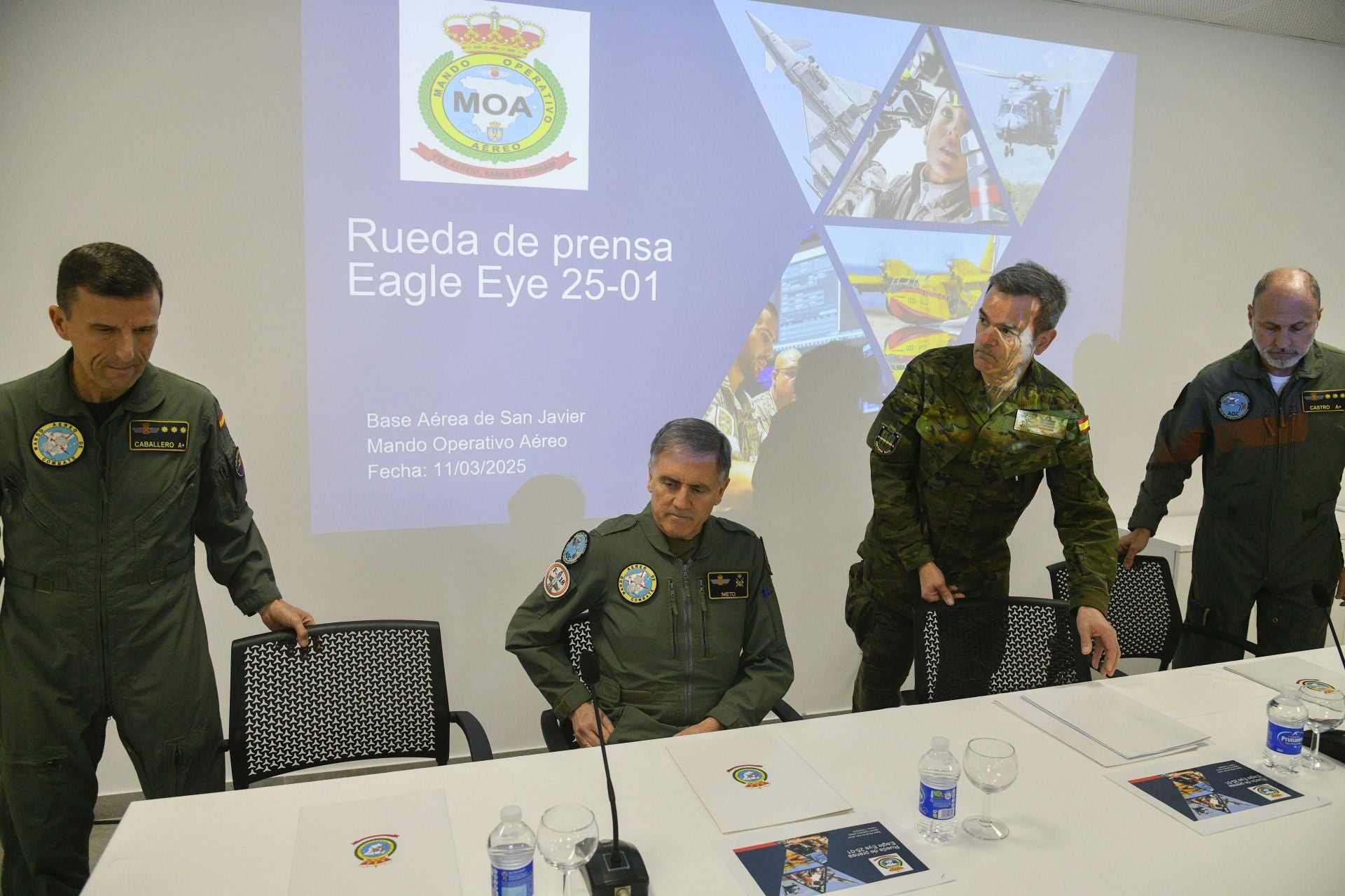 El inicio de la prueba de defensa aérea &#039;Eagle Eye&#039;, en imágenes