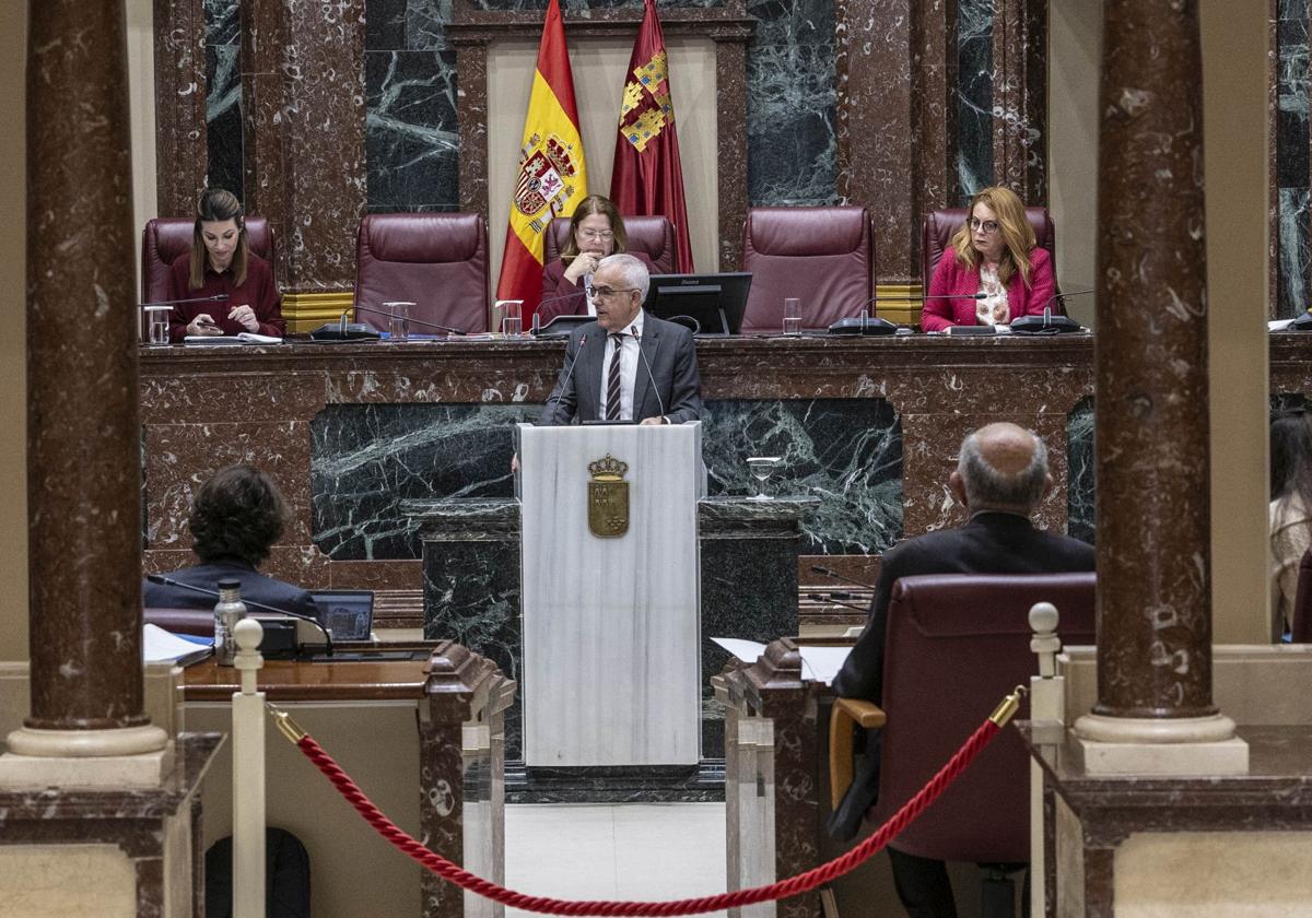 El Pleno de la Asamblea Regional de este martes.