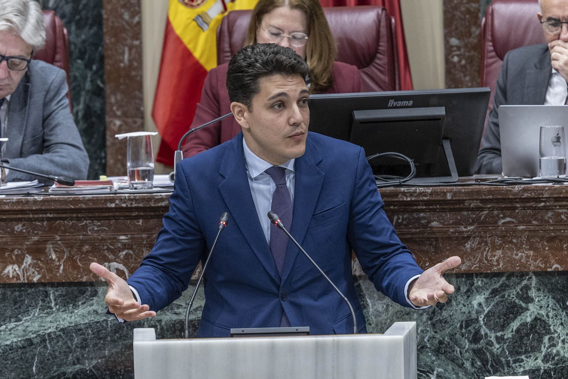 El Pleno de la Asamblea Regional de este martes, en imágenes