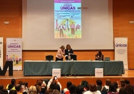 La jornada de presentación del proyecto 'Únicas' de este miércoles.