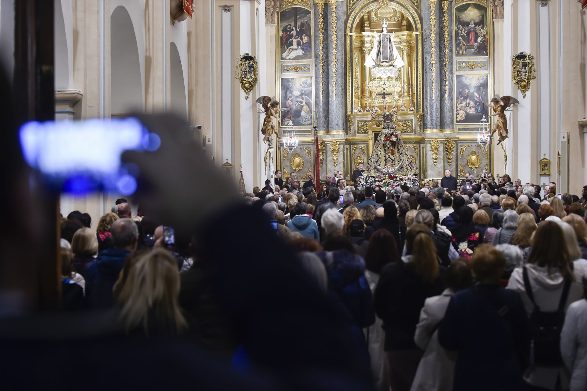 La bajada de la Virgen de la Fuensanta, en imágenes