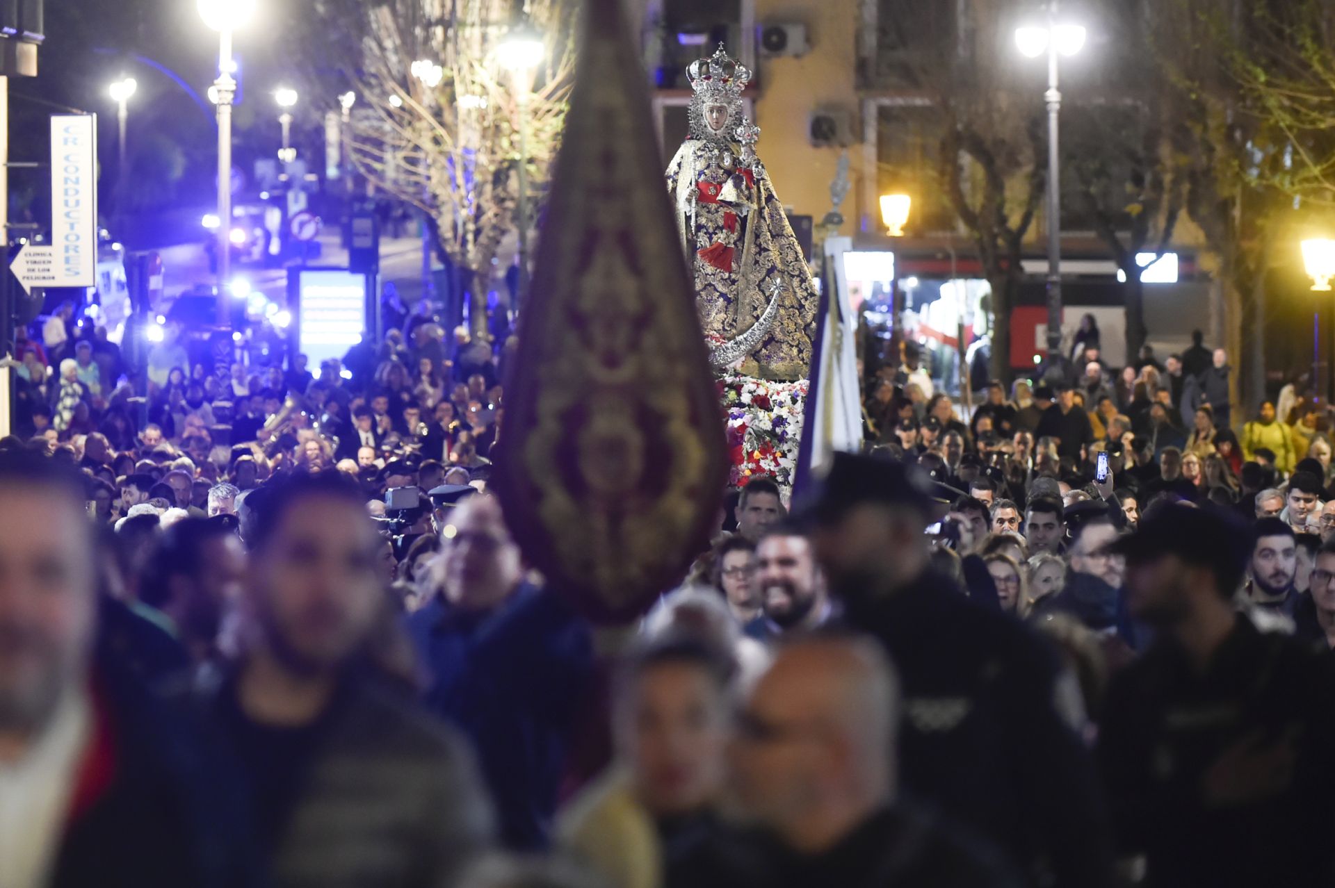 La bajada de la Virgen de la Fuensanta, en imágenes