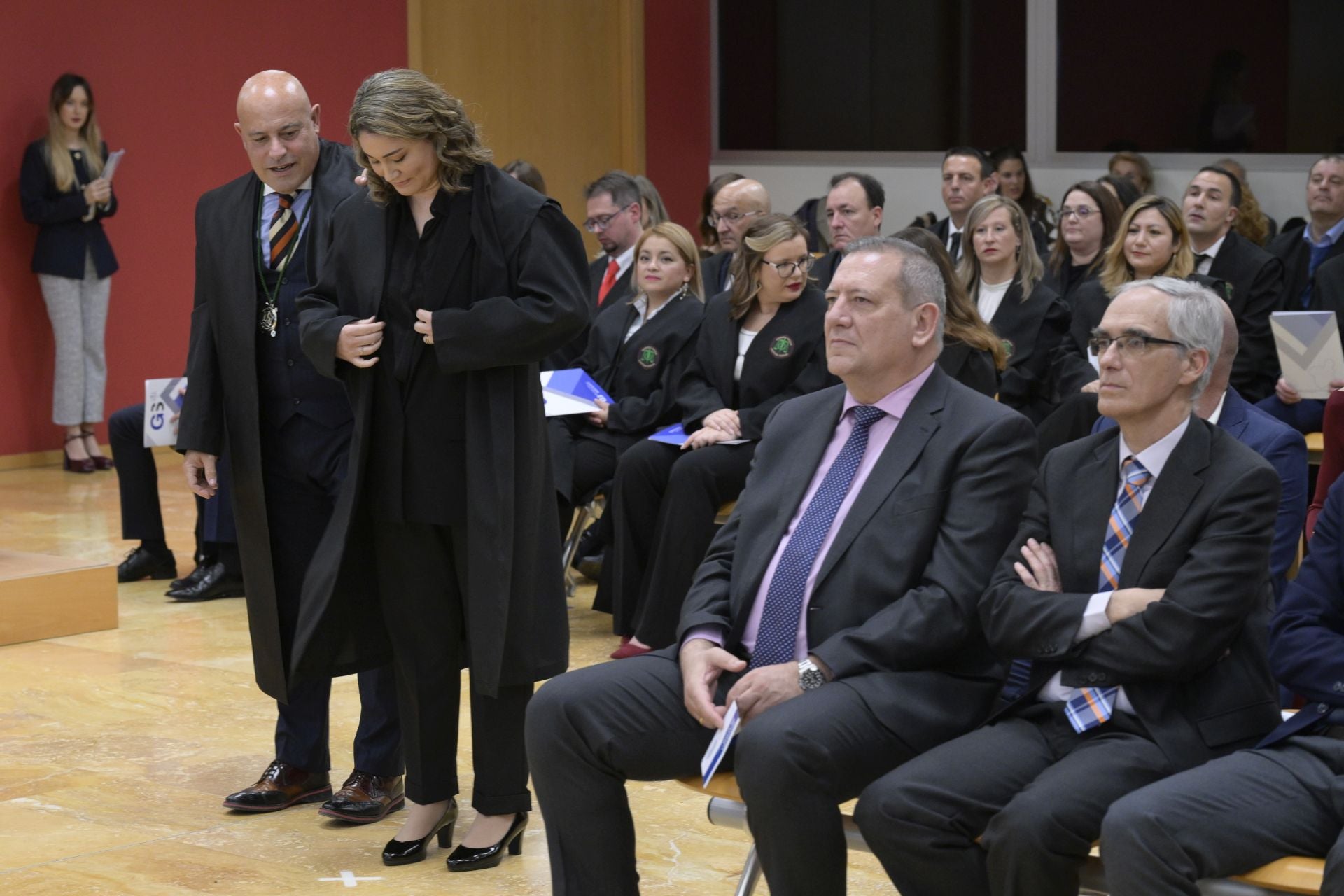 Las imágenes del homenaje al presidente del TSJ de la Región de Murcia