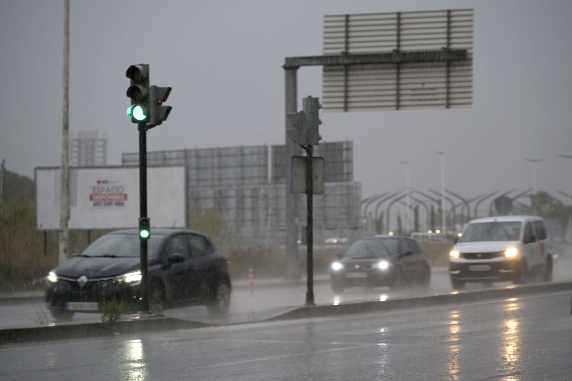 Las imágenes de la tromba de agua que ha afectado a la Región de Murcia este viernes