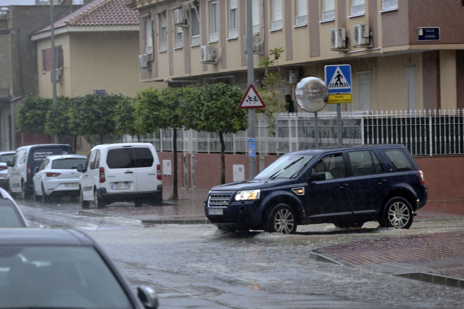 Las imágenes de la tromba de agua que ha afectado a la Región de Murcia este viernes