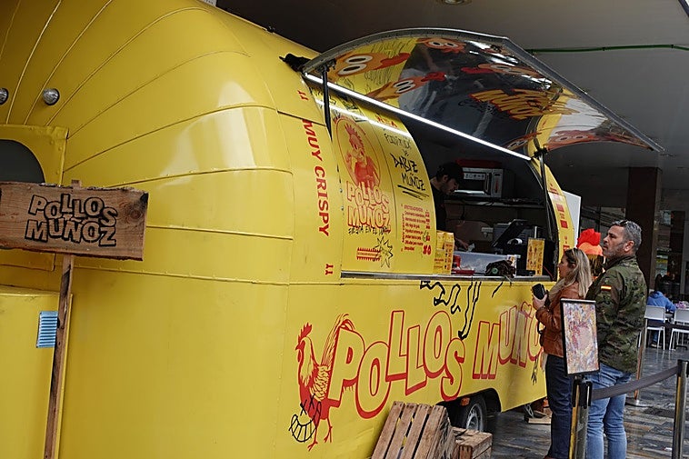 El 'food truck' de Dabiz Muñoz en la Avenida Libertad.