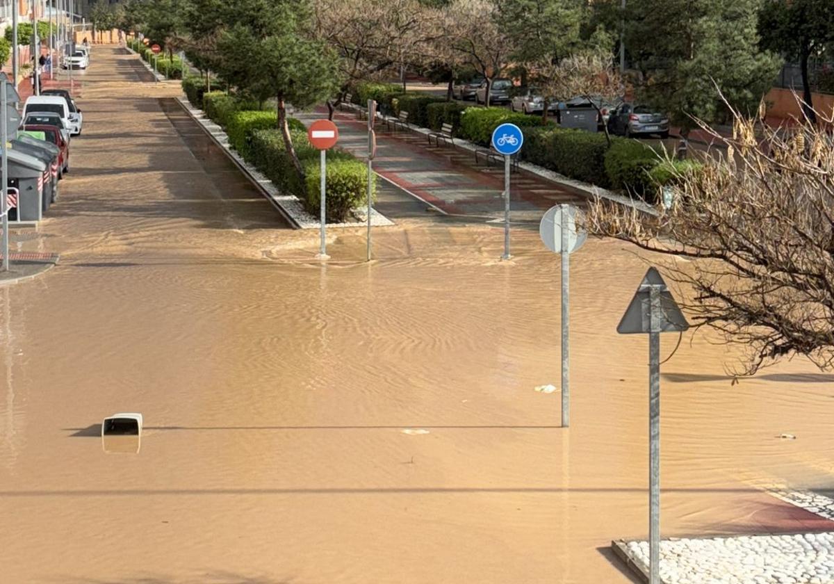 Las imágenes de la tromba de agua que ha afectado a la Región de Murcia este viernes