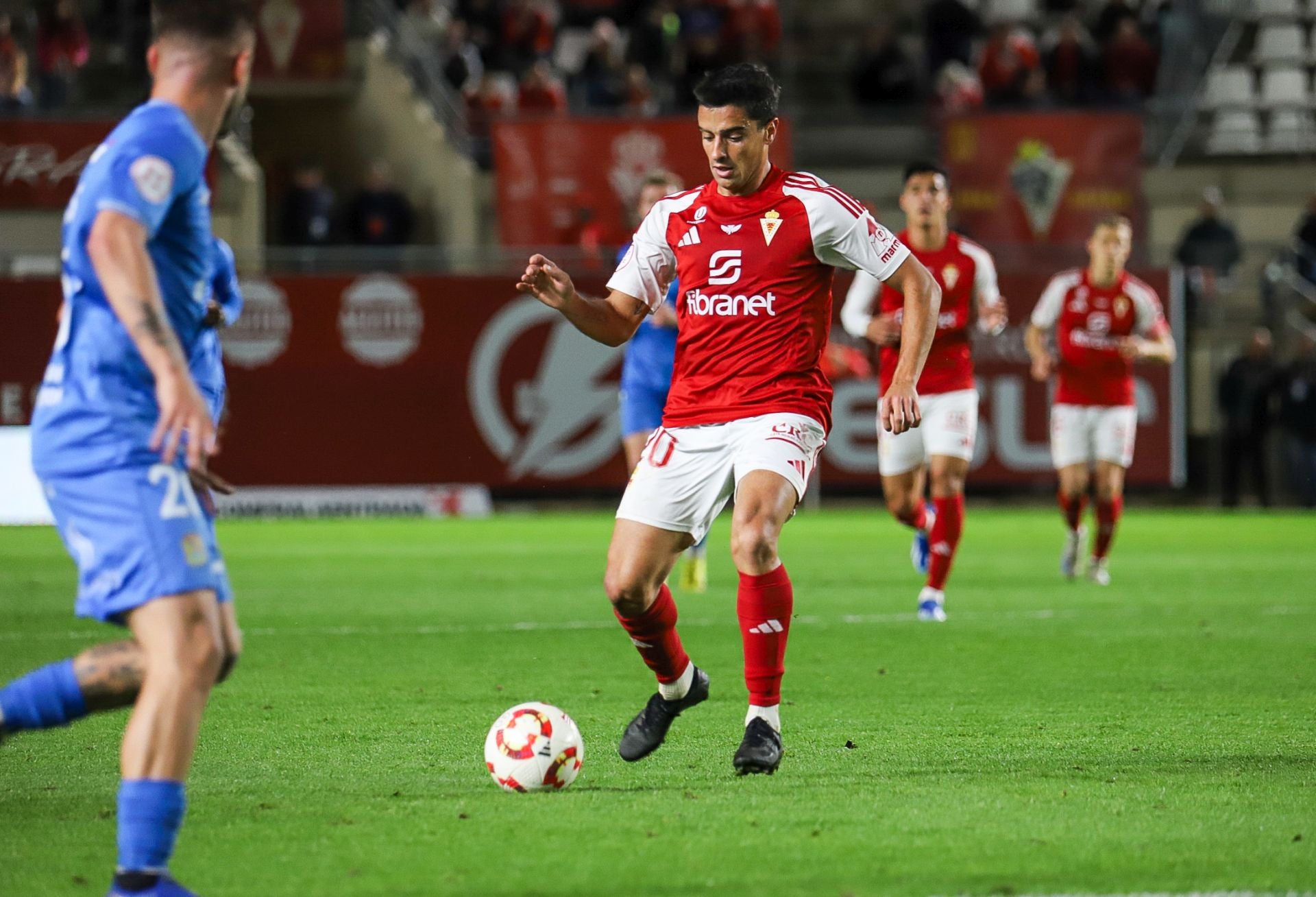 La victoria del Real Murcia frente al Fuenlabrada, en imágenes