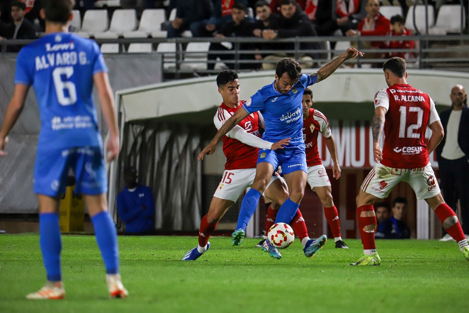 La victoria del Real Murcia frente al Fuenlabrada, en imágenes