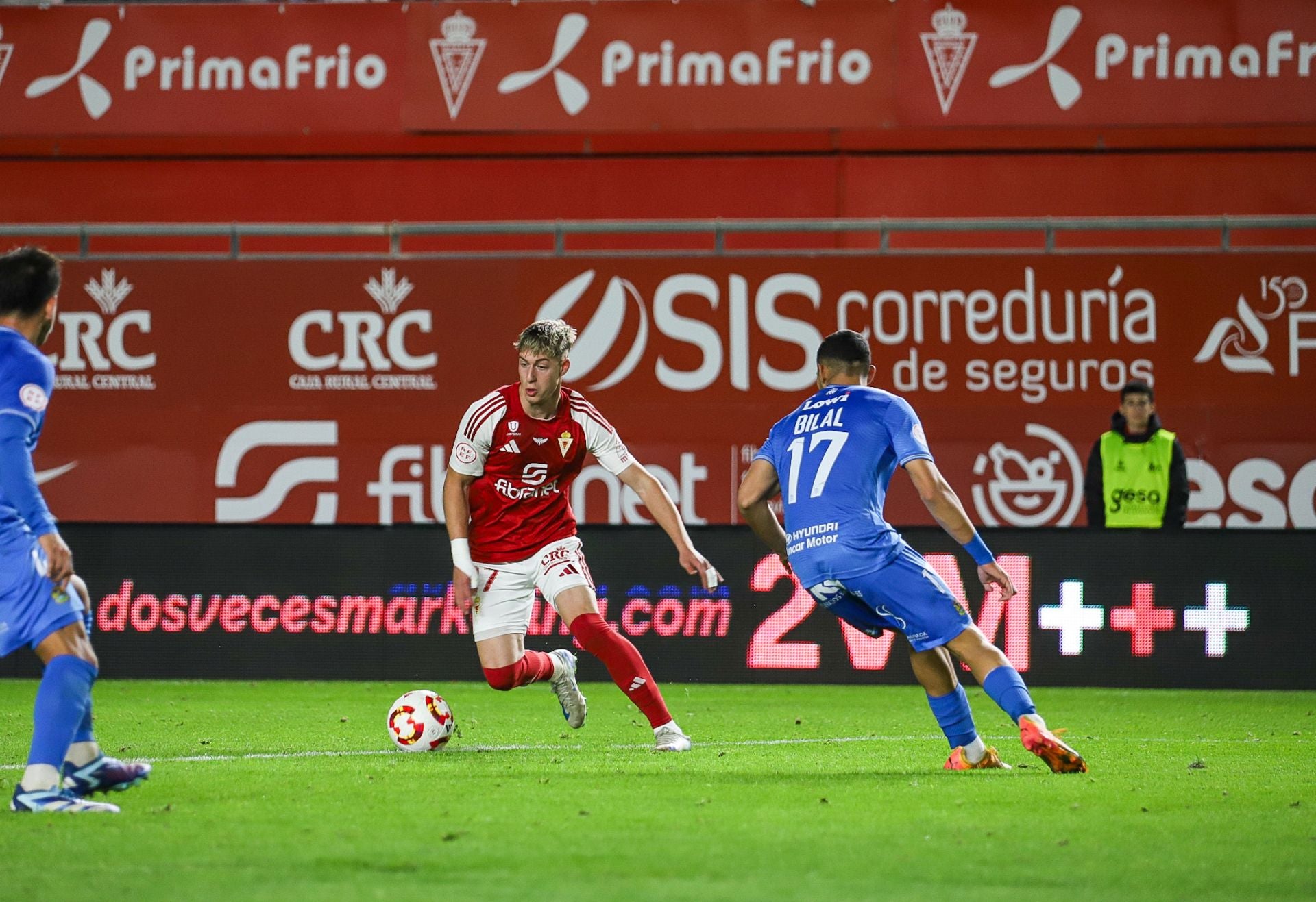 La victoria del Real Murcia frente al Fuenlabrada, en imágenes