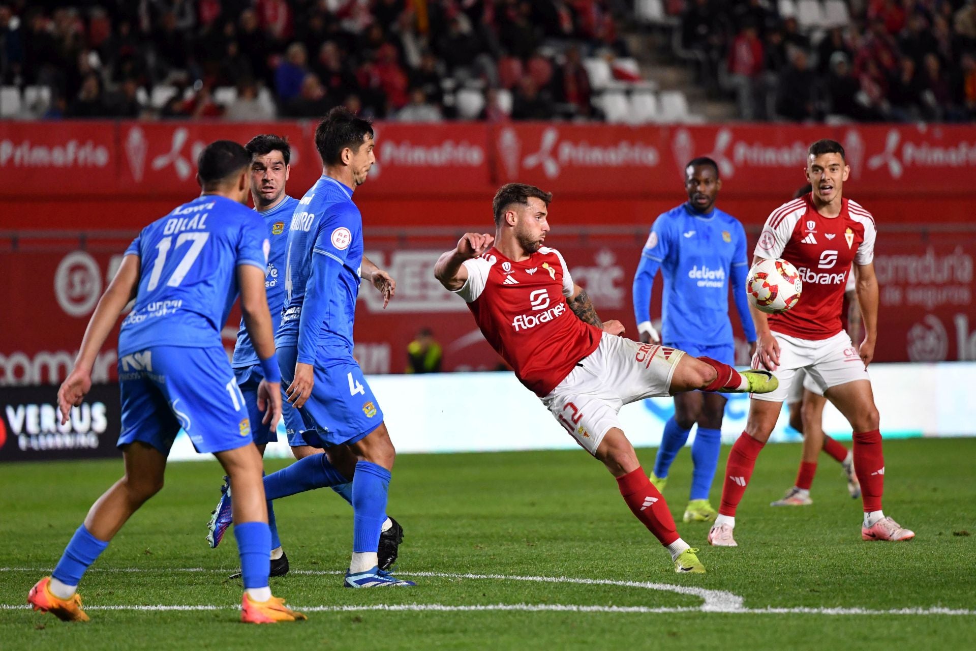 La victoria del Real Murcia frente al Fuenlabrada, en imágenes