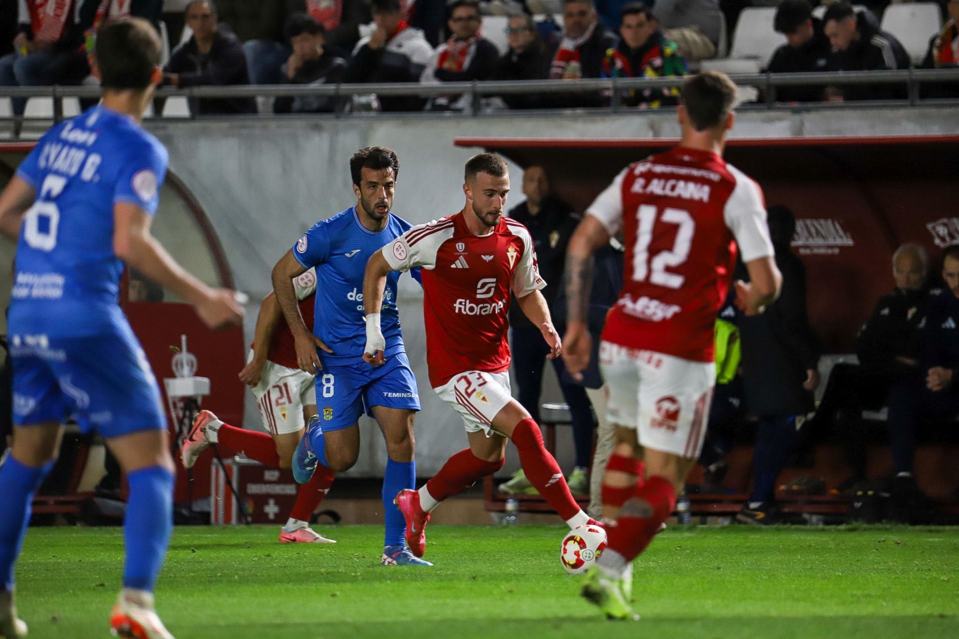 La victoria del Real Murcia frente al Fuenlabrada, en imágenes