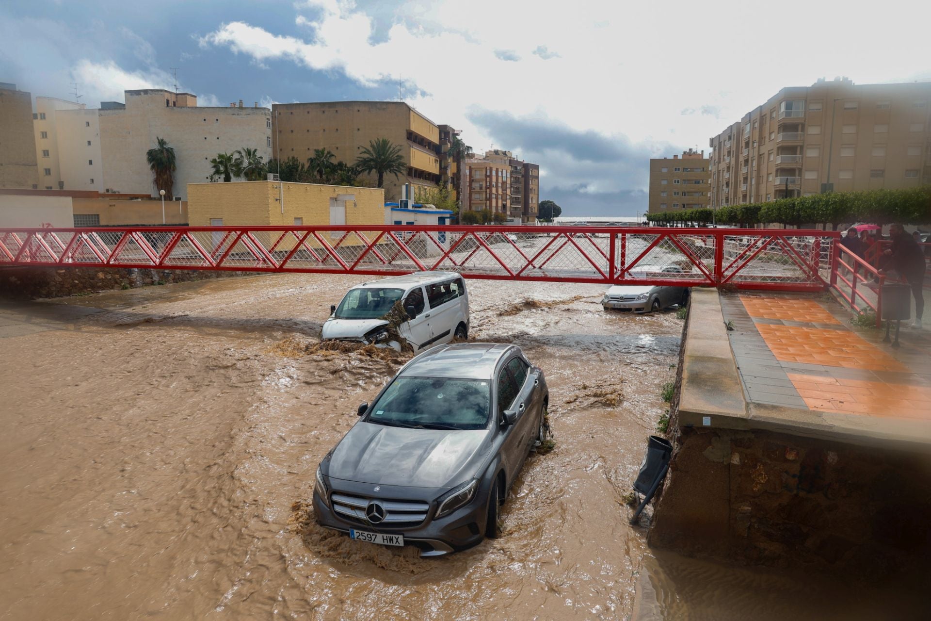 Las fuertes lluvias en Águilas, en imágenes