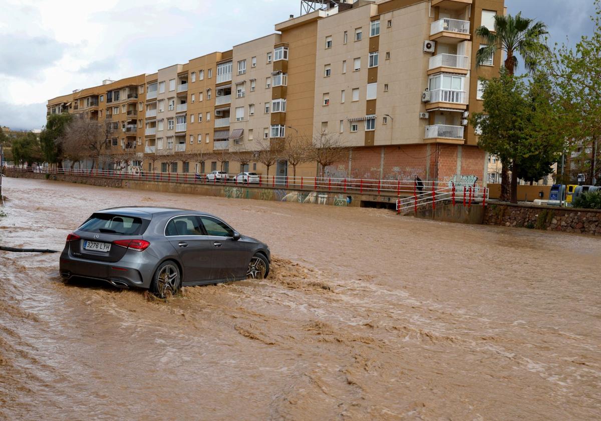 Las fuertes lluvias en Águilas, en imágenes