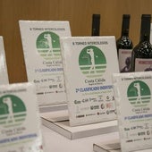 Mesa de trofeos de una edición anterior de la prueba.
