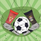 Logo de 'A dos bandas'.