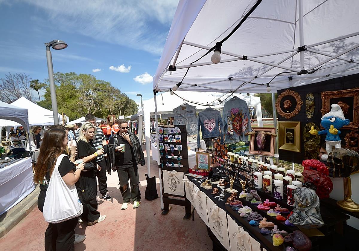 Uno de los puestos en la edición pasada de El Jardín Secreto.