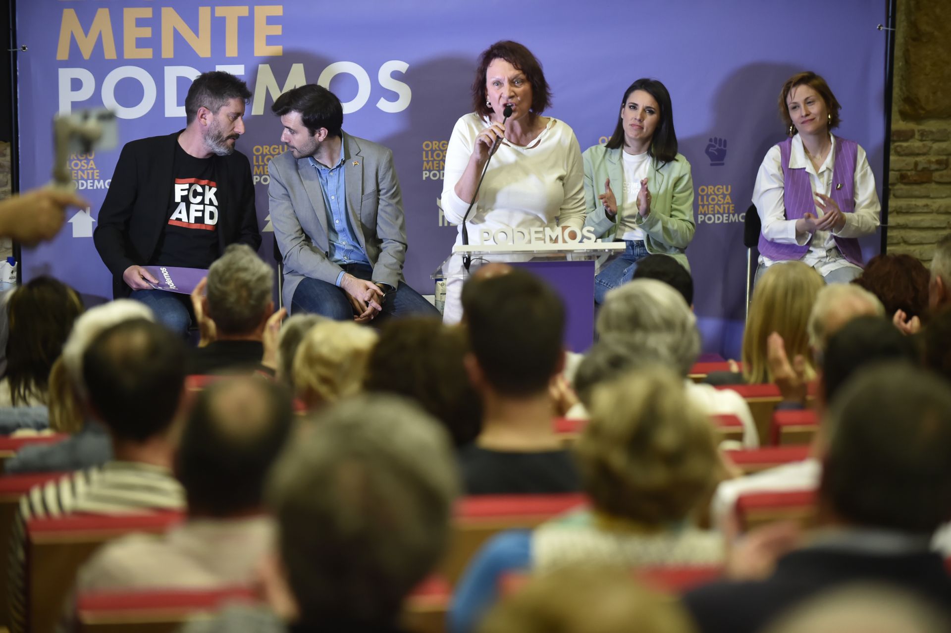 Las imágenes de Irene Montero en Murcia