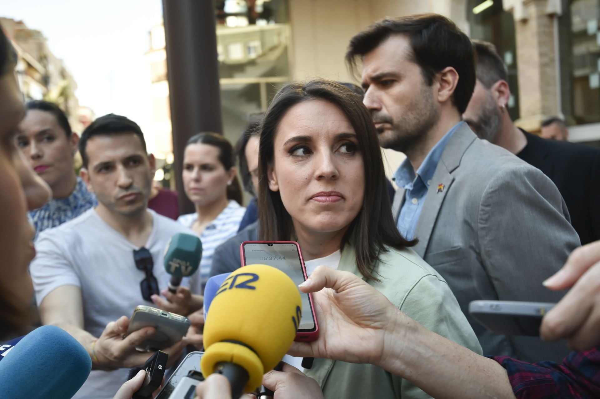 Las imágenes de Irene Montero en Murcia