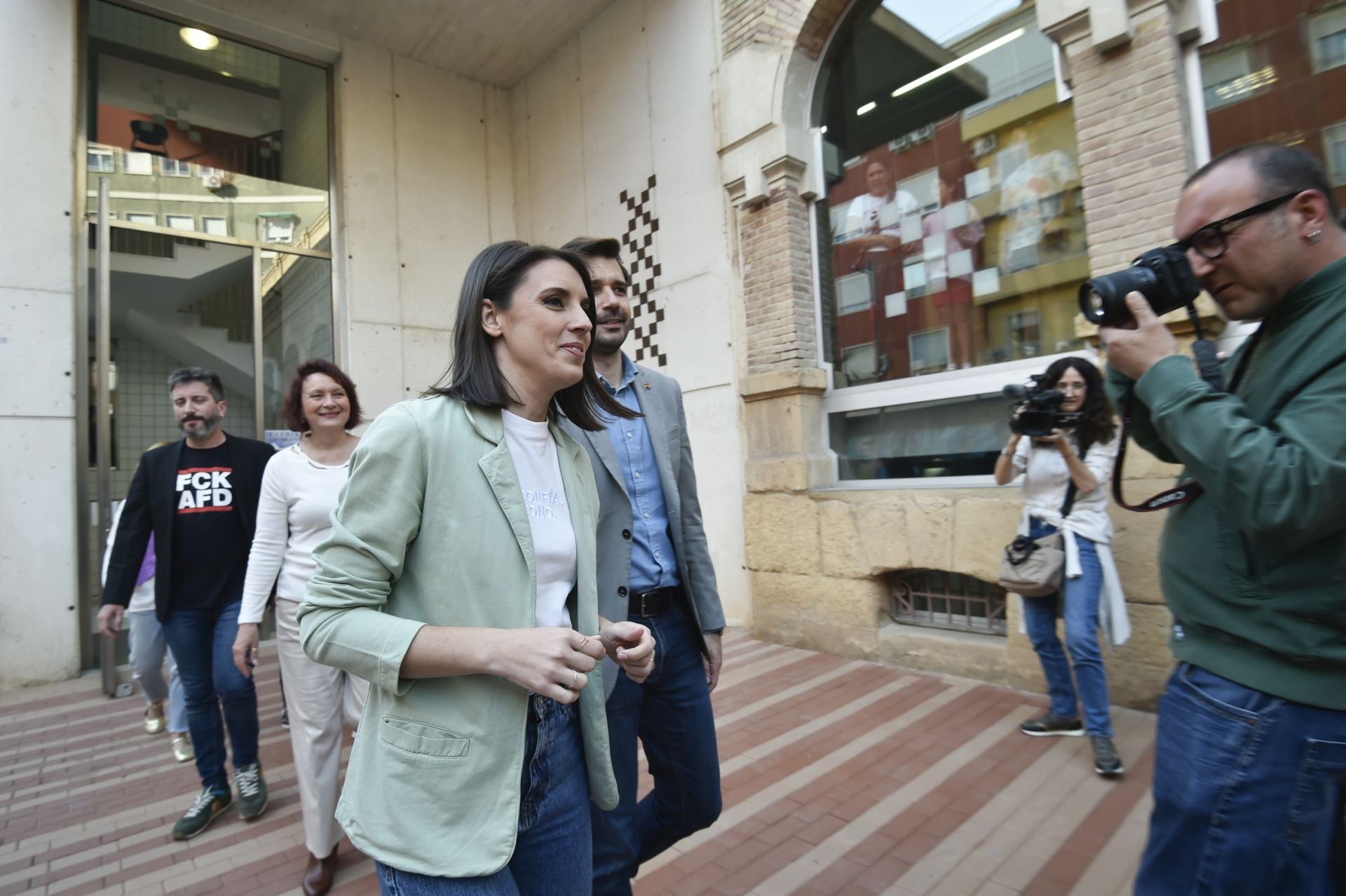 Las imágenes de Irene Montero en Murcia