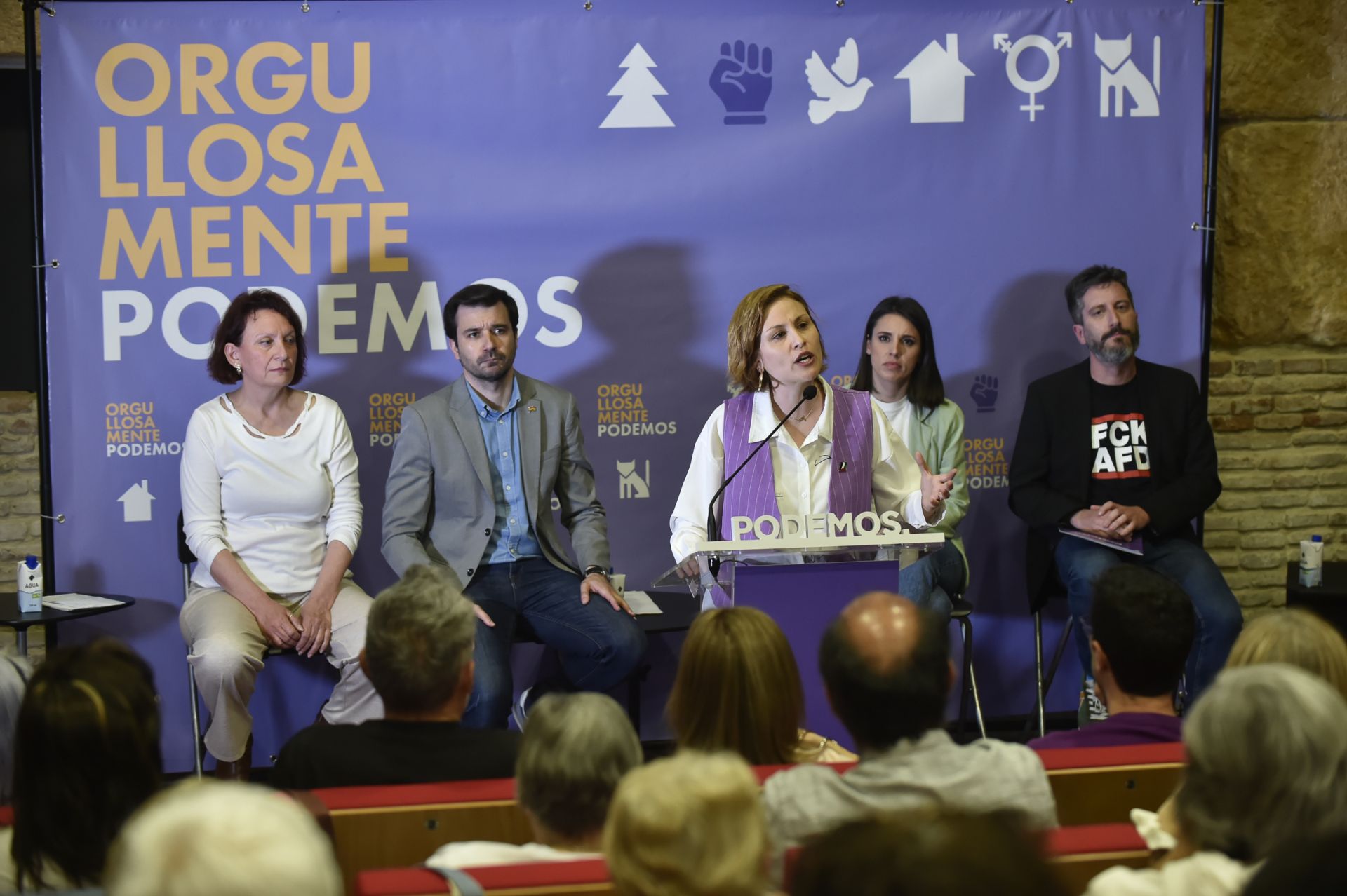 Las imágenes de Irene Montero en Murcia