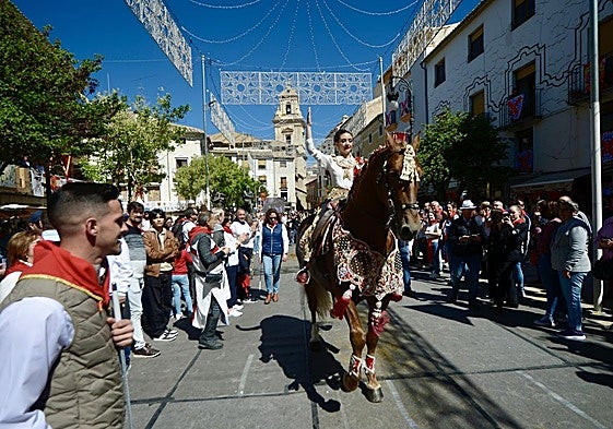 Imagen de archivo de las fiestas de los Caballos del Vino de Caravaca.