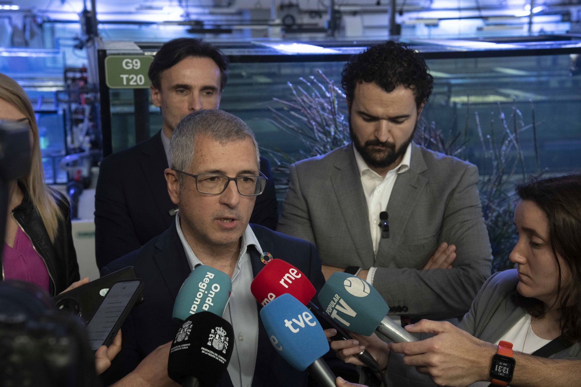La manifestación con motivo de la reunión para la regeneración de la bahía de Portmán, en imágenes