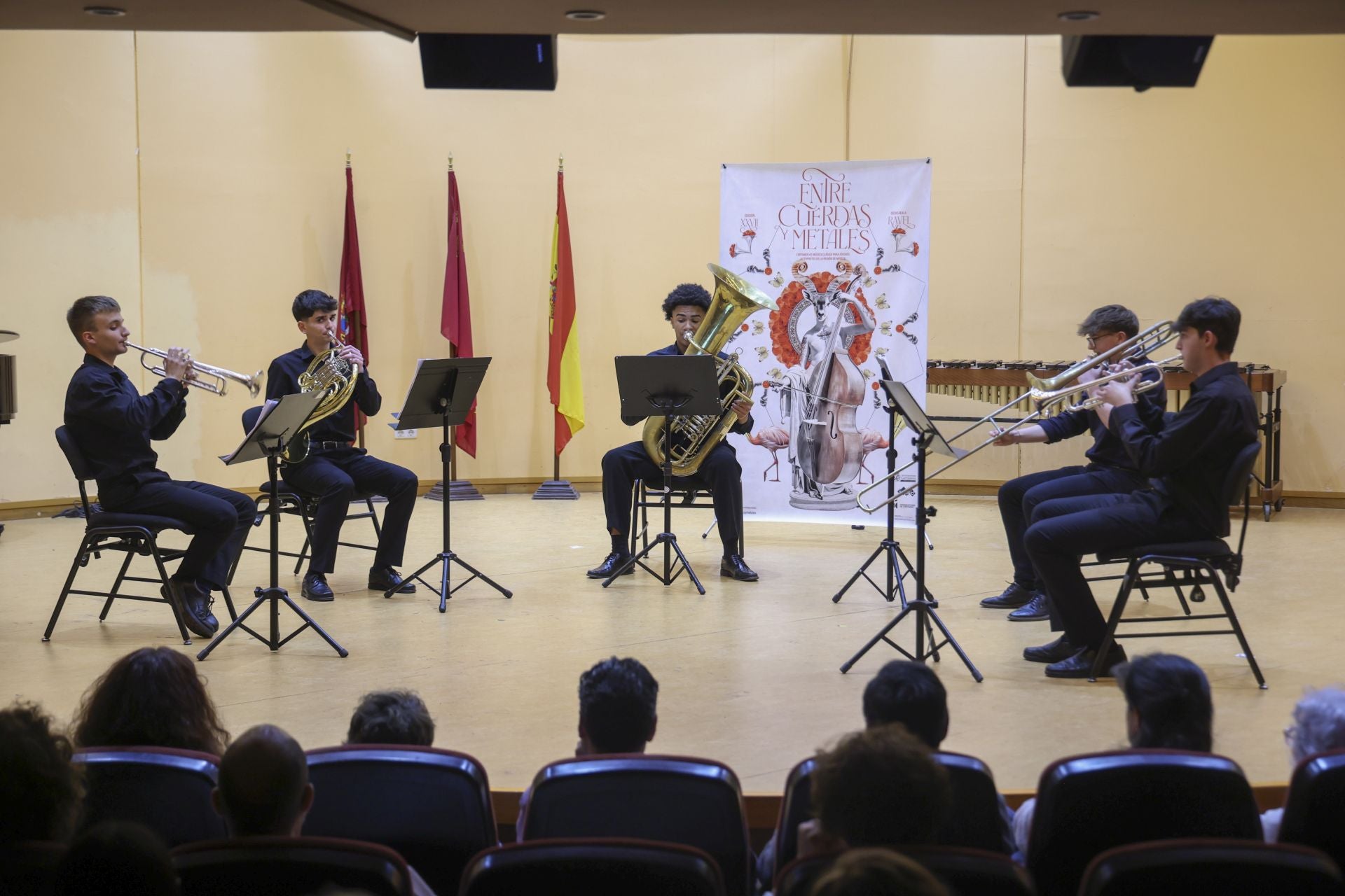 Los aspirantes al Concurso de Música Clásica para Jóvenes Intérpretes de la Región de Murcia