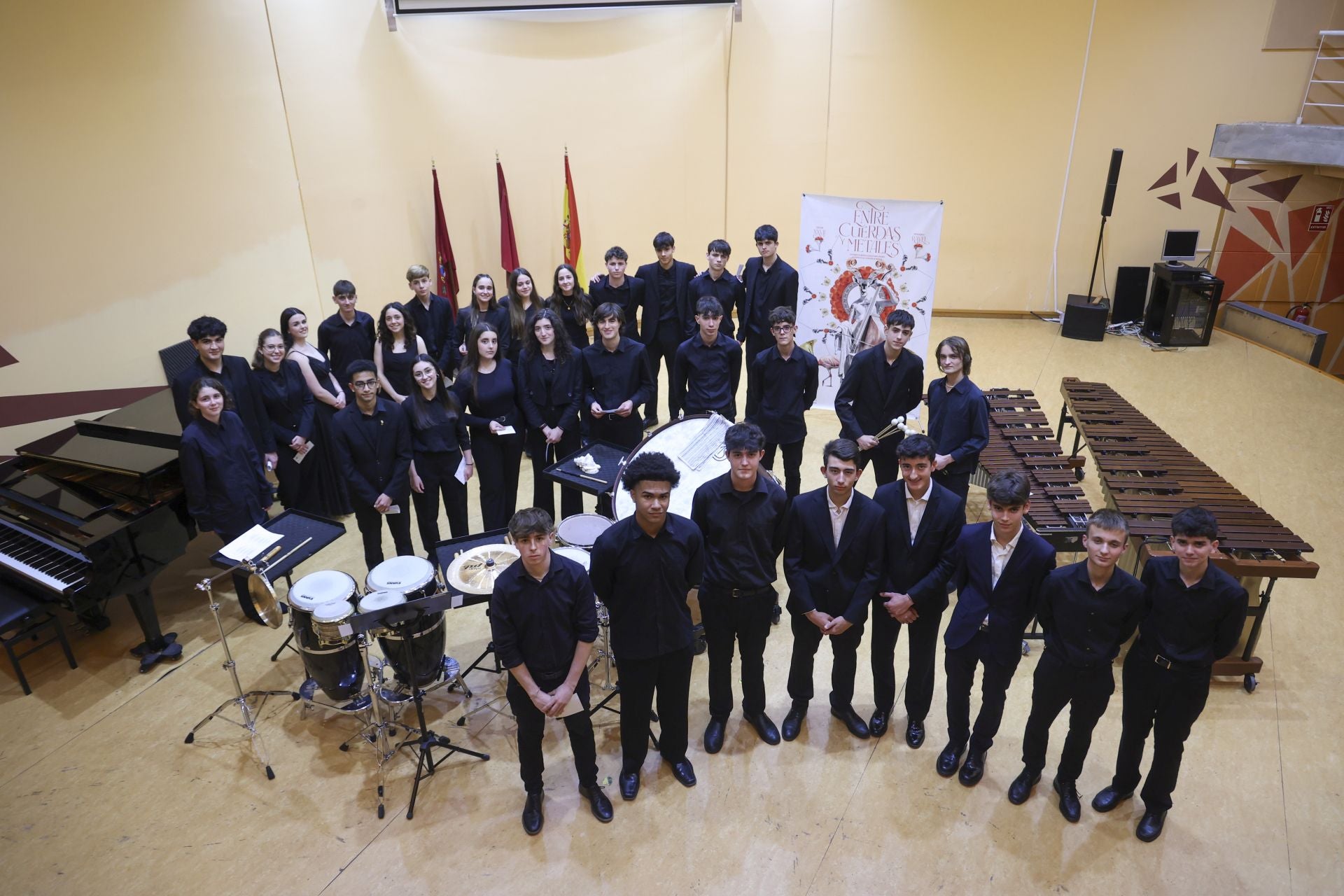 Los aspirantes al Concurso de Música Clásica para Jóvenes Intérpretes de la Región de Murcia